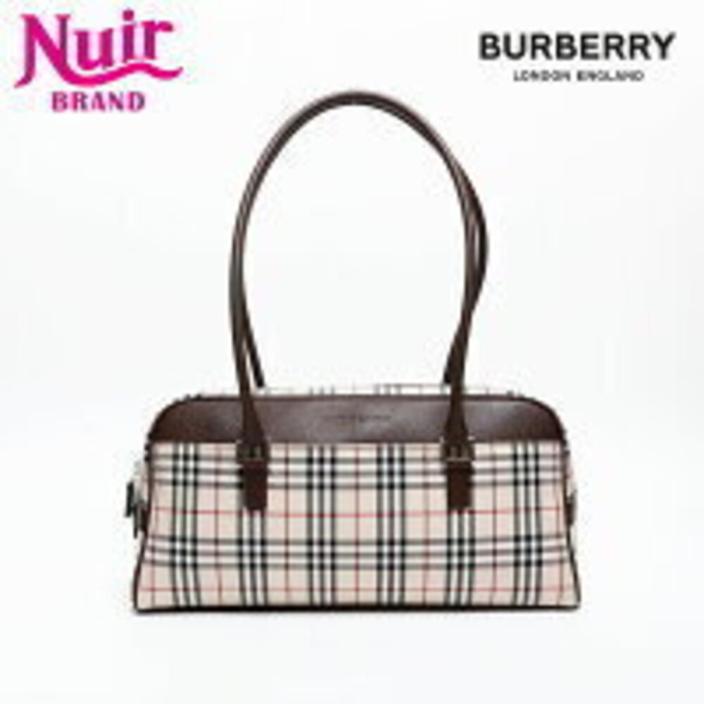 Burberry Check Shoulder Bag Beige